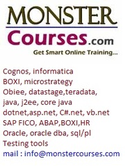 Obiee online training, online informatica training.