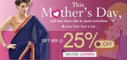 SareesBazaar.com - Mother's Day Sarees Sale
