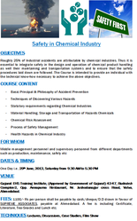 Training in Safety in Chemical Industry