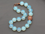 Opal Crystal Beaded Knotted Necklace Is US$16.69