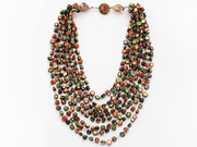 Green and Orange Color Shell Necklace Is US$13.65