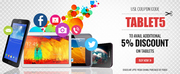 Use Coupon Code TABLET5 at Infibeam on Additional Discount