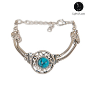 Taj Pearl Designer Blue Beads Bracelets (Free Shipping in India)