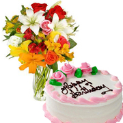 BUY A  CAKE & FLOWER ONLINE AND SEND GIFT ONLINE IN AHMEDABAD 