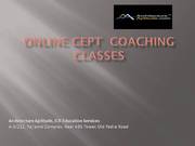 Online CEPT  Coaching Classes in Vadodara
