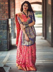 Exclusive 70%off on Banarasi Silk Weaving Patola Wedding Wear Saree 