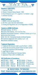 NSIC,  MSME,  IEM,  GEM Registration Consultancy Service