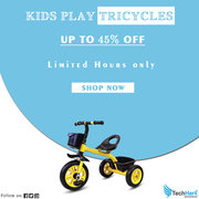 Techhark Squad Novanym Little Kids Play Tricycles