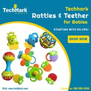 Techhark Rattles and Teether for Kids