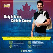 STUDY IN ARENA,  SETTLE IN CANADA.