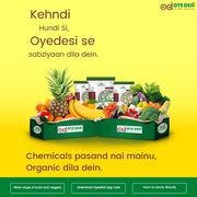  Buy farm fresh organic vegetables,  fruits,  groceries online