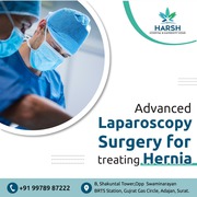 Hernia surgery @ low cost- Harsh Hospital in Surat