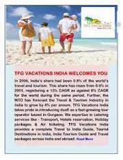 Make your vacations memorable with us