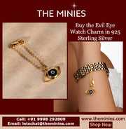 Buy the Evil Eye Watch Charm in 925 Sterling Silver in India