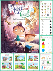 Hop and Count - Math's Workbook for LKG Learners